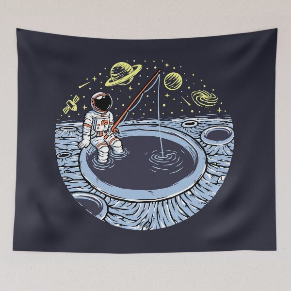Item preview, Astronaut gone fishing  designed and sold by urban-color.