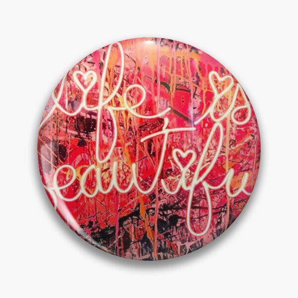 Item preview, Abstract Neon Life Is Beautiful Graffiti Art designed and sold by jessicaleah15.