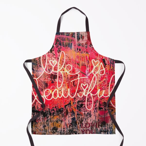 Item preview, Abstract Neon Life Is Beautiful Graffiti Art designed and sold by jessicaleah15.