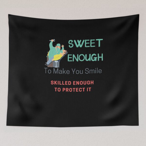 Item preview, Sweet Enough To Make You Smile Skilled Enough To Protect It  designed and sold by laamriya974.