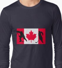 Ice Hockey Long Sleeve T-Shirt