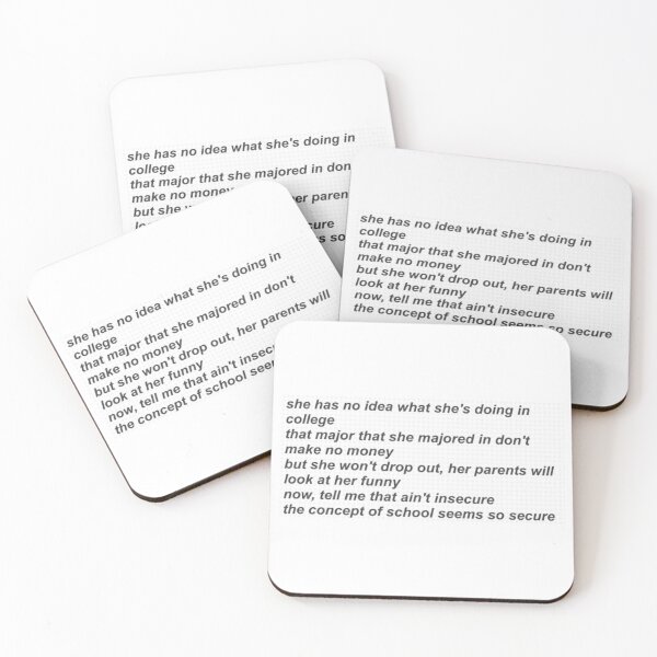Item preview, Kanye West “All falls down” lyrics designed and sold by miabellaortiz.