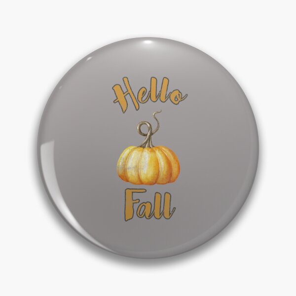 Item preview, Distressed Hello Fall Pumpkin Design  designed and sold by Angela Mello.