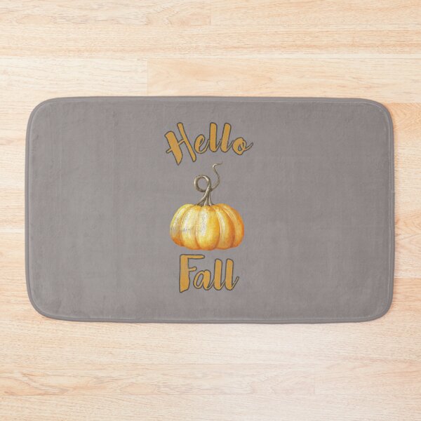 Item preview, Distressed Hello Fall Pumpkin Design  designed and sold by Angela Mello.