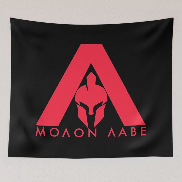 Item preview, Greek Spartan Warrior Symbol - Molon Labe designed and sold by RaveStudios.