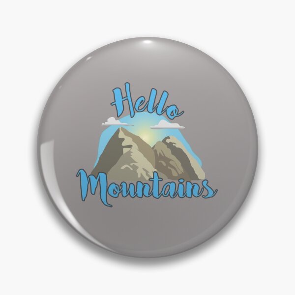 Item preview, Hello Mountains Blue Sky Design  designed and sold by Angela Mello.