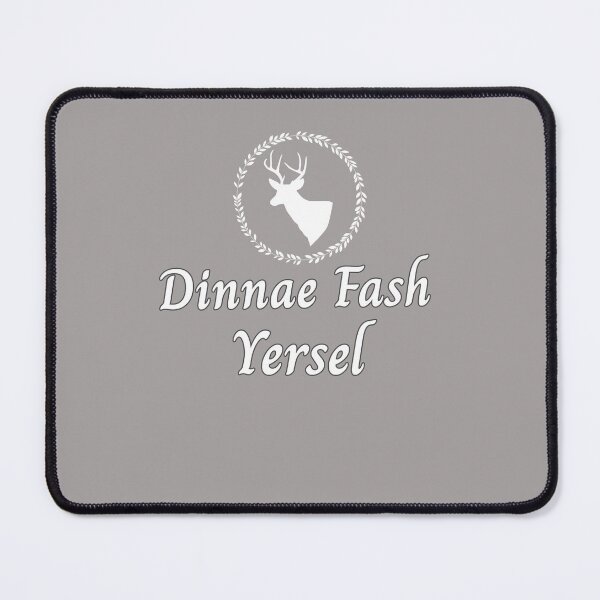 Item preview, Dinnae Fash Yersel Stag Wreath Scottish Design designed and sold by Angela Mello.