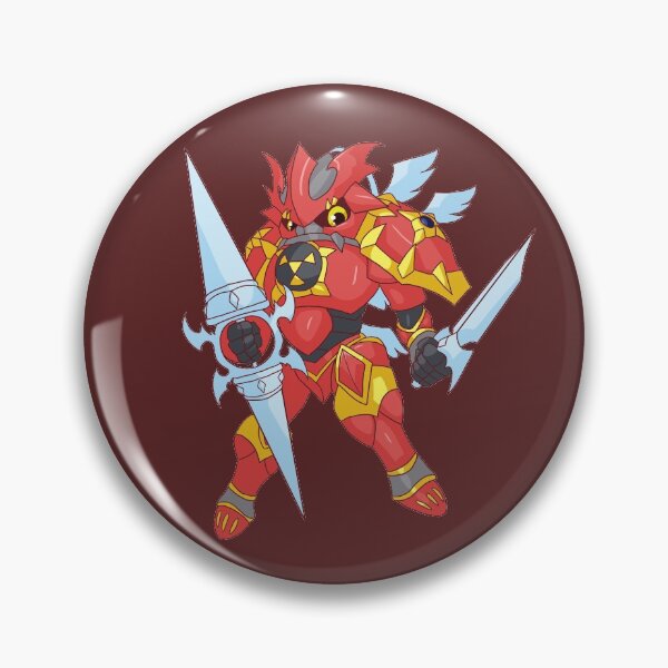 Item preview, Dukemon Crimson Mode Sticker designed and sold by IronClark.