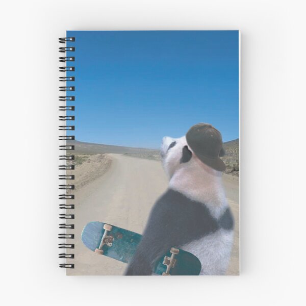 Item preview, Skater Panda In Desert designed and sold by AlexMancic.