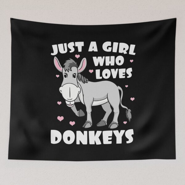 Item preview, Farmer Humor T-ShirtFarmer Girl Loves Donkey designed and sold by EvansCoppin.