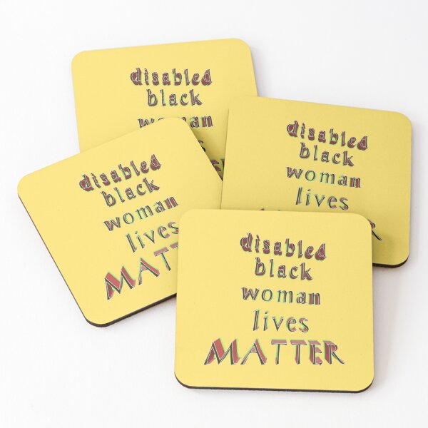Item preview, Disabled Black Woman Lives Matter 014 designed and sold by ITALY-Roselli-.
