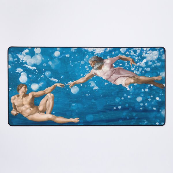 The Creation | Ocean Dreams | Deep Blue Desk Mat