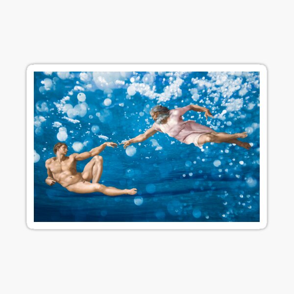 The Creation | Ocean Dreams | Deep Blue Sticker