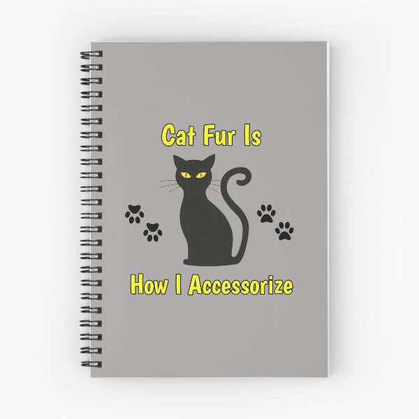 Item preview, Cat Fur Is How I Accessorize Black Cat Paw Prints Design designed and sold by Angela Mello.