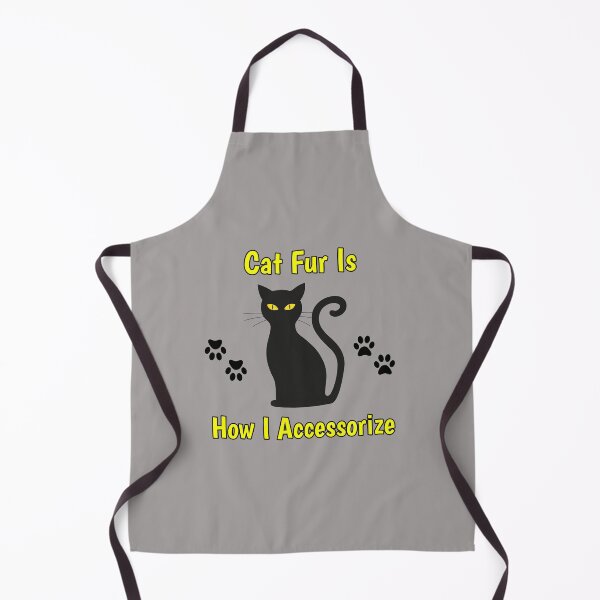 Item preview, Cat Fur Is How I Accessorize Black Cat Paw Prints Design designed and sold by Angela Mello.