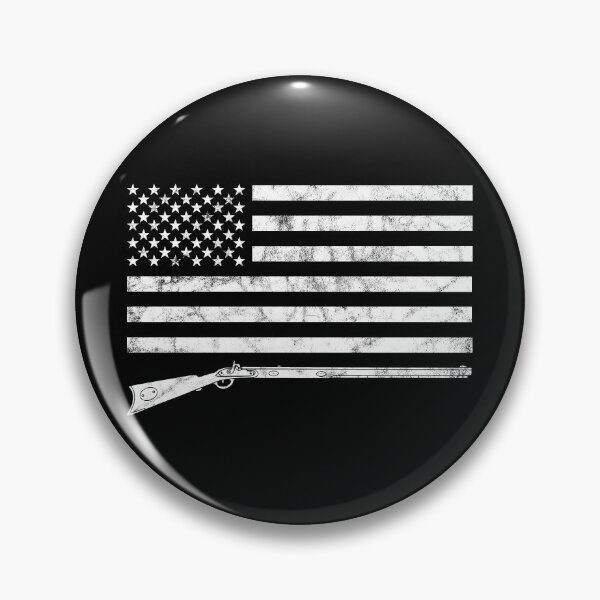 Item preview, Muzzleloader Black Powder American Flag designed and sold by Huhnerdieb Apparel.