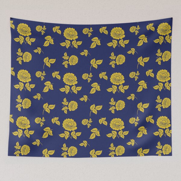 Item preview, Yellow flower patterns  designed and sold by WASAN  DESIGNS.