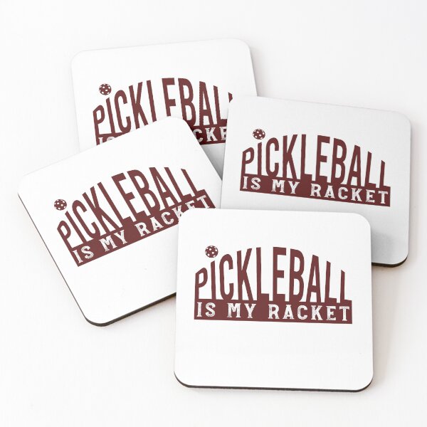 Item preview, Funny Pickleball Pun Pickleball Is My Racket Red designed and sold by whyitsme.