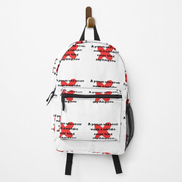Item preview, A person who never made a mistake never tried anything new designed and sold by kapiks.