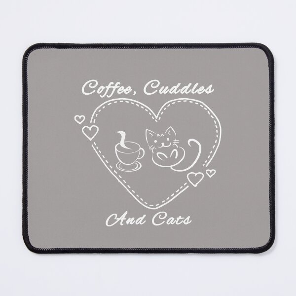 Item preview, Coffee, Cuddles And Cats Heart Design designed and sold by Angela Mello.