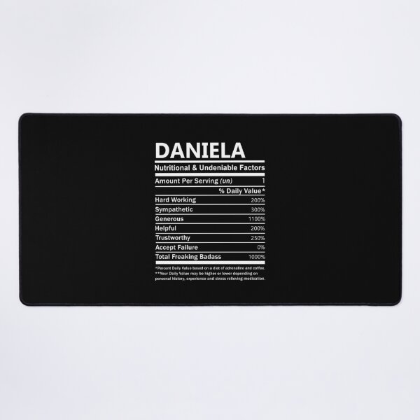 Item preview, Daniela Name T Shirt - Daniela Nutritional And Undeniable Factors Gift Item Tee designed and sold by nauglesamatha.