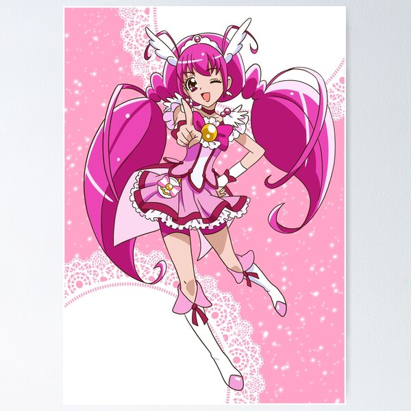 poster Smile Precure Pretty Cure Glitter Force anime Miyuki Emily Kise Lily