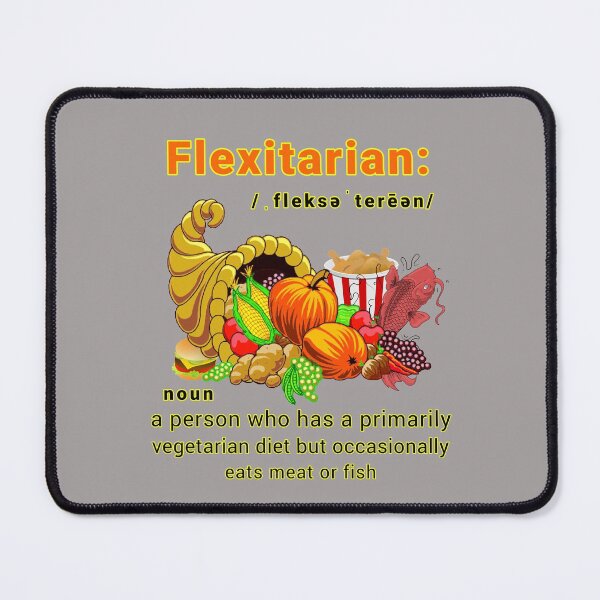 Item preview, Flexitarian Cornucopia Vegetables Burger Chicken Design designed and sold by Angela Mello.