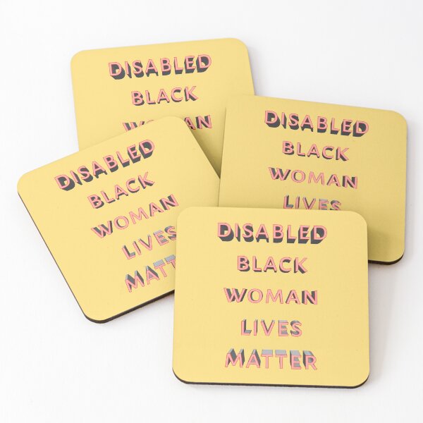 Item preview, Disabled Black Woman Lives Matter 012 designed and sold by ITALY-Roselli-.