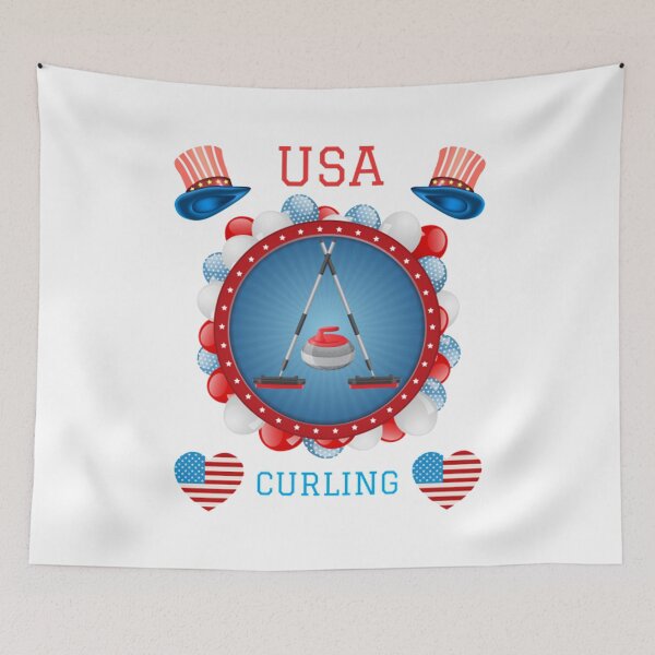 Item preview, Usa Curling T-ShirtUSA Curling designed and sold by EvansCoppin.