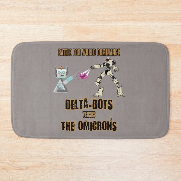 Item preview, Battle For World Dominance Delta-bots Vs Omicrons Design designed and sold by Angela Mello.