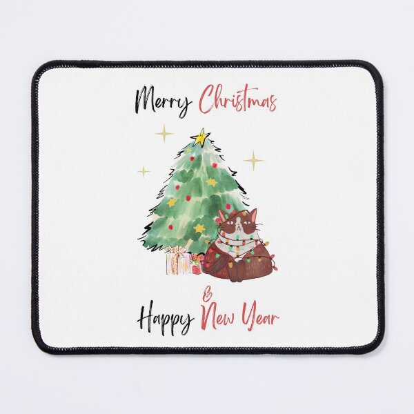 Item preview, Merry Christmas & Happy New Year Cat designed and sold by AmonRa16.