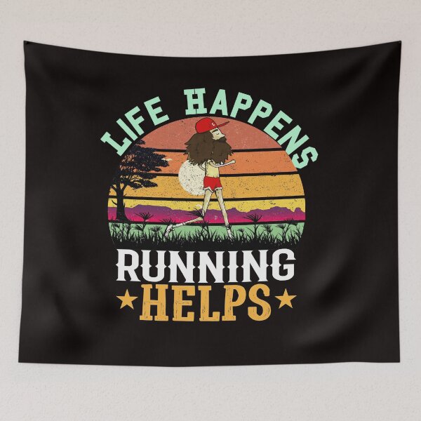 Item preview, Jogging: Running Funny Life Happens Running Helps Runner dad Essential designed and sold by mohmmed22.