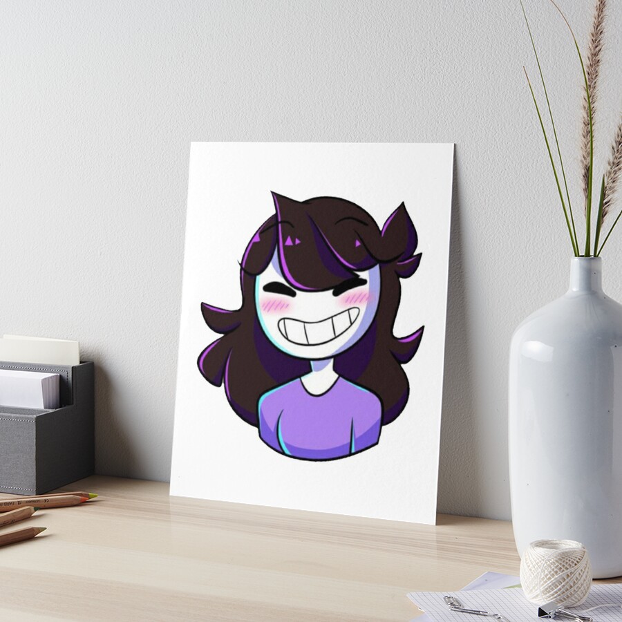 jaiden animations Art Board Print for Sale by Design_ Mart