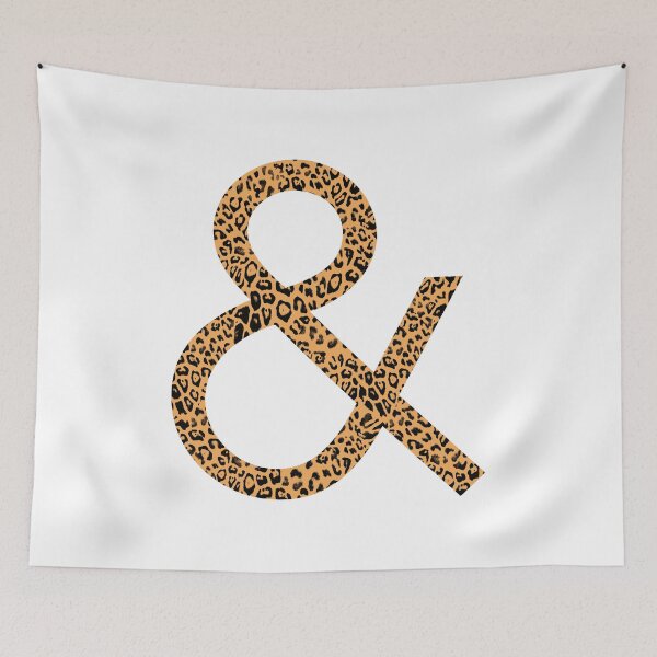 Item preview, Haute Leopard Classic Leopard Print Ampersand designed and sold by HauteLeopard.
