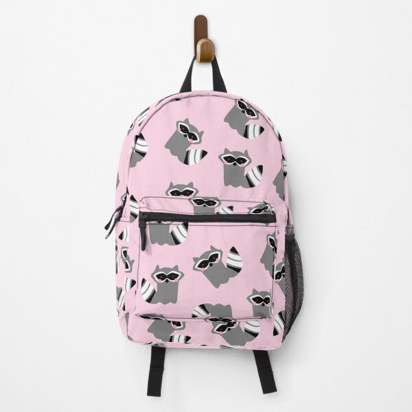 Item preview, Cute Raccoon Pattern on Pink Background designed and sold by kapotka.