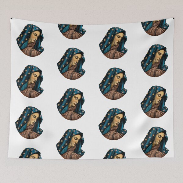 Item preview, The Virgin Of Guadalupe, Flag of Mexico designed and sold by vagonart.