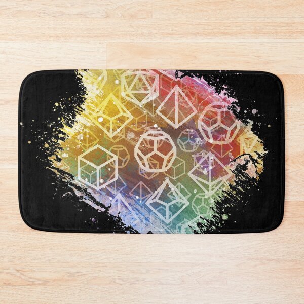 Item preview, D20 Dice: Watercolor Rainbow designed and sold by TripleMoonCrafts.