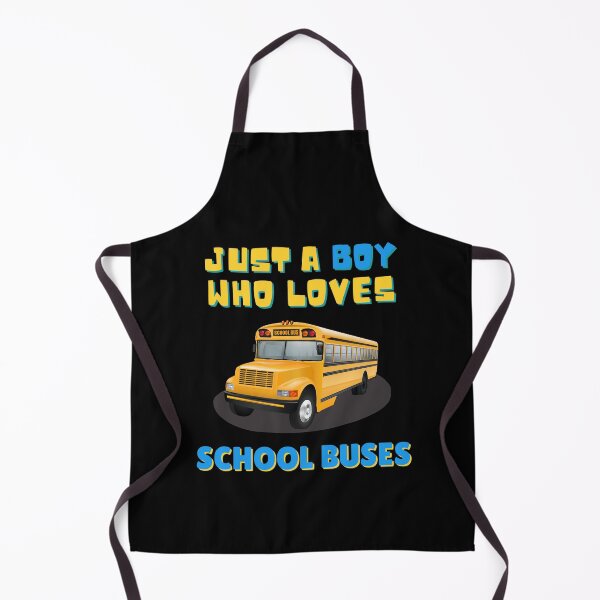 Item preview, Just A Boy Who Loves School Buses, Funny Kids Gift Idea designed and sold by singRsong.