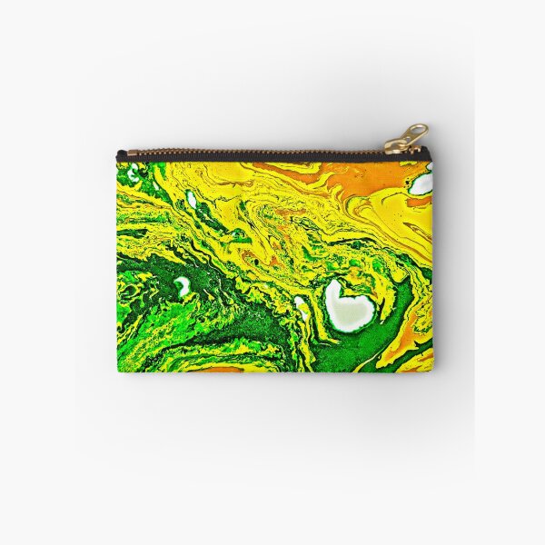 Item preview, Green and Yellow Abstract painting designed and sold by YStress.
