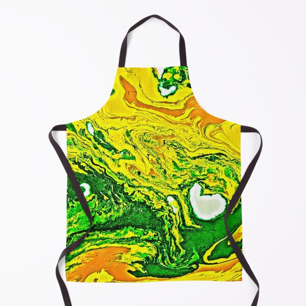 Item preview, Green and Yellow Abstract painting designed and sold by YStress.