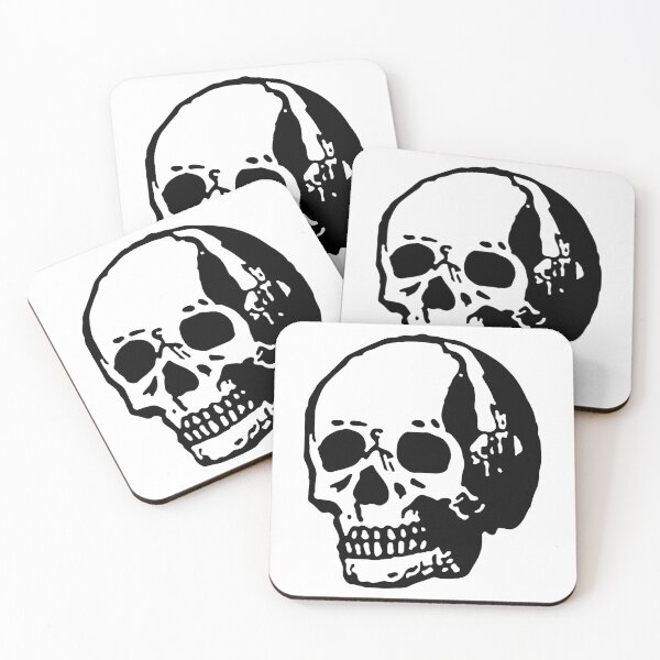 Item preview, Skull in black and white designed and sold by LewisRichie.