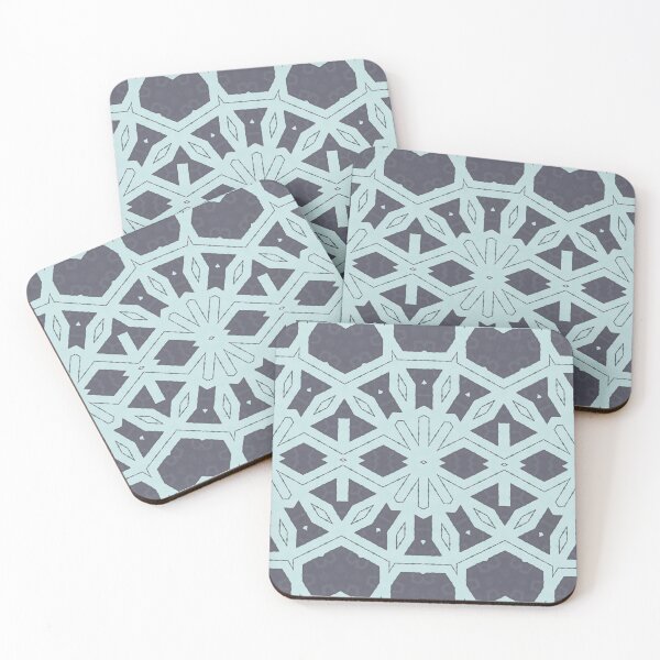 Artikelvorschau, Nature Art Blue Lattice 4 Pattern Artist Jenny Meehan entworfen und verkauft von Jenny Meehan Art Prints and Patterns .