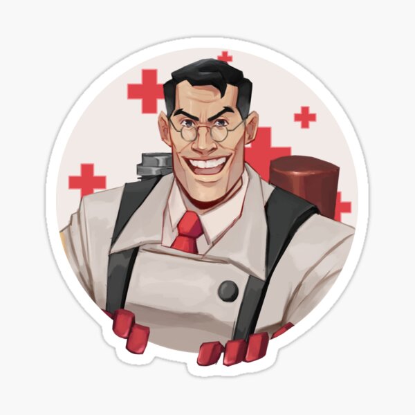 Aperçu de l'œuvre Médecin tf2 rouge créée et vendue par thesmithshow.
