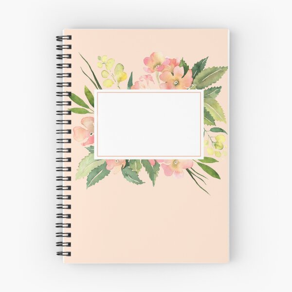 Item preview, Watercolor Floral Notebook For Journaling, Planner, Bullet Journal And More! designed and sold by Designs By YL.