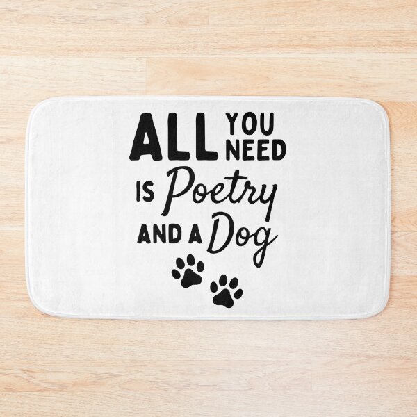 Item preview, All you need is poetry and a dog designed and sold by TheGreenGoat.