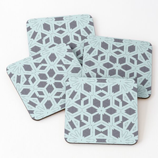Artikelvorschau, Nature Art Blue Lattice 5 Pattern Artist Jenny Meehan entworfen und verkauft von Jenny Meehan Art Prints and Patterns .