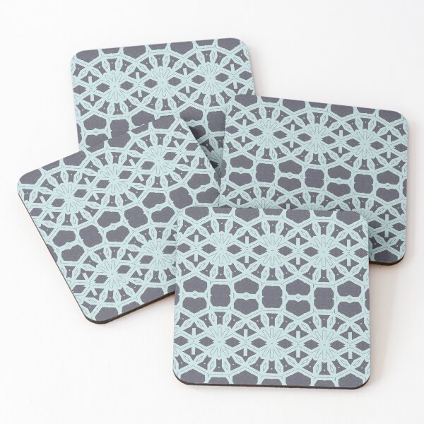 Artikelvorschau, Nature Art Blue Lattice 6 Pattern Artist Jenny Meehan entworfen und verkauft von Jenny Meehan Art Prints and Patterns .