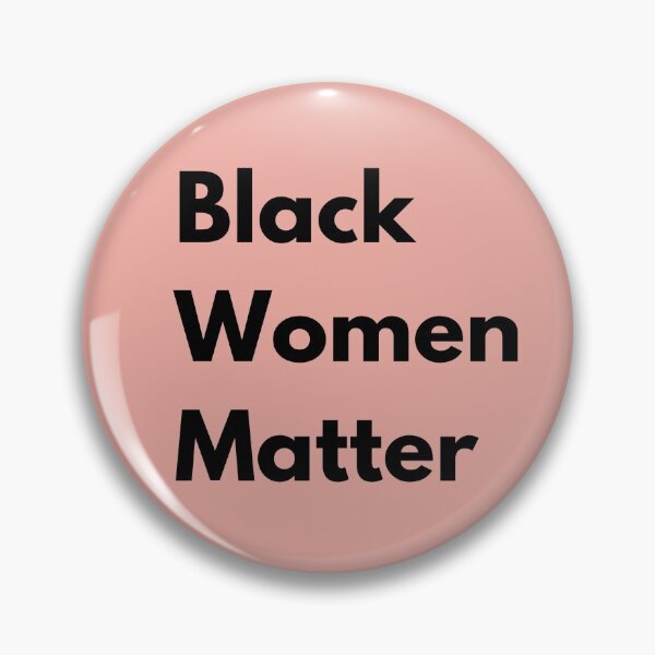 Artikelvorschau, Schwarze Frauen sind wichtig, rosa Hintergrund, schwarzer fetter Text entworfen und verkauft von Solidarityandco.