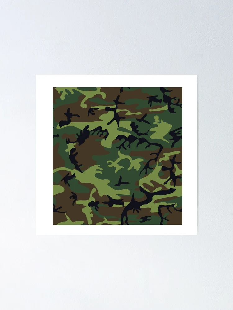 Camouflage Hunting Design Poster by MrHarryDesigns