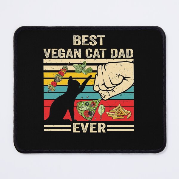 Item preview, best vegan cat dad ever funny, best vegan cat dad ever quote, best vegan cat dad ever saying best vegan cat dad ever lover, cat lover, best vegan cat dad ever cute,  designed and sold by jojocat90.